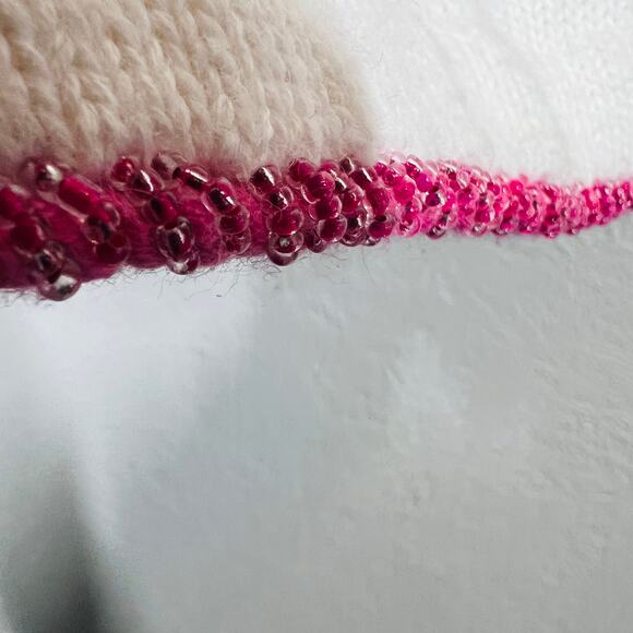 Vintage Christopher Radko x Bellepointe Cardigan Sweater Spring Butterfly - L - Picture 5 of 11